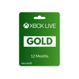 Microsoft Xbox Live Gold 12 Months Membership USA 01