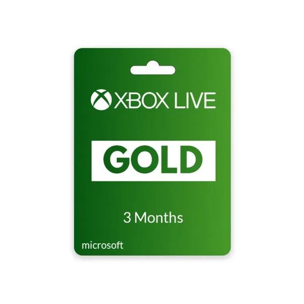 Microsoft Xbox Live Gold 3 Months Membership 01