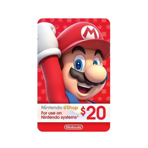 Nintendo eShop Digital Card 20 US 01
