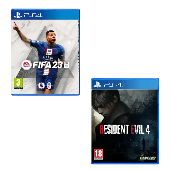 Fifa 23 and Resident Evil 4 for PlayStation 4